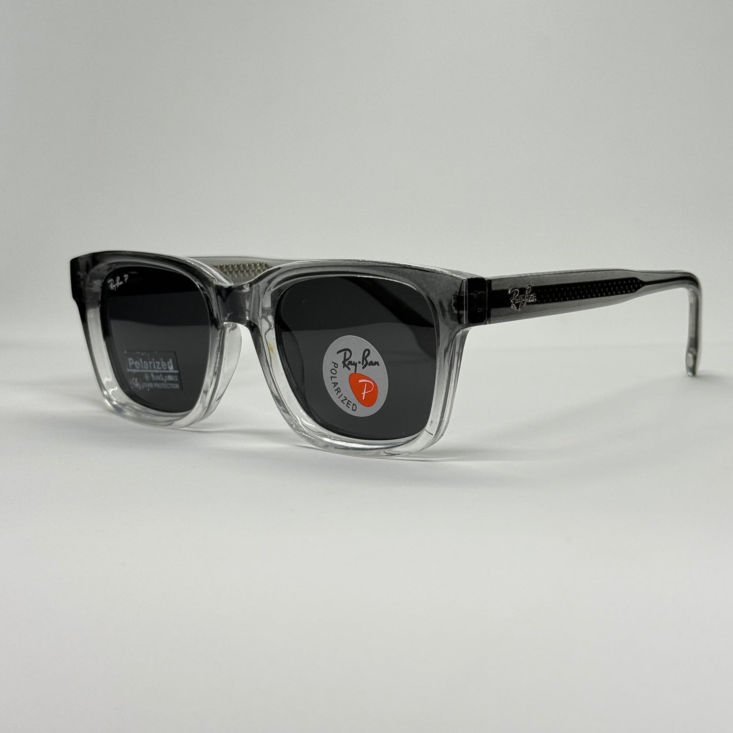 Polarized Wayfarer Classic - نظارة شمسية واي فيرر فاخرة |43| عدسات مستقطبة | إطار أسيتات بمفصلات سوستة