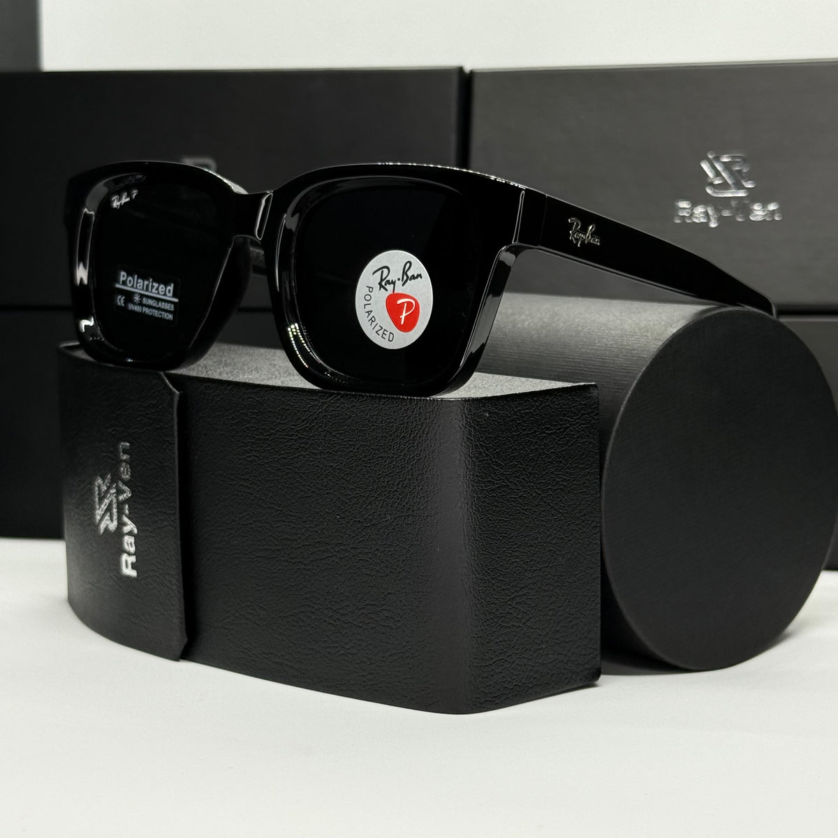 Polarized Wayfarer Classic - نظارة شمسية واي فيرر فاخرة |43| عدسات مستقطبة | إطار أسيتات بمفصلات سوستة