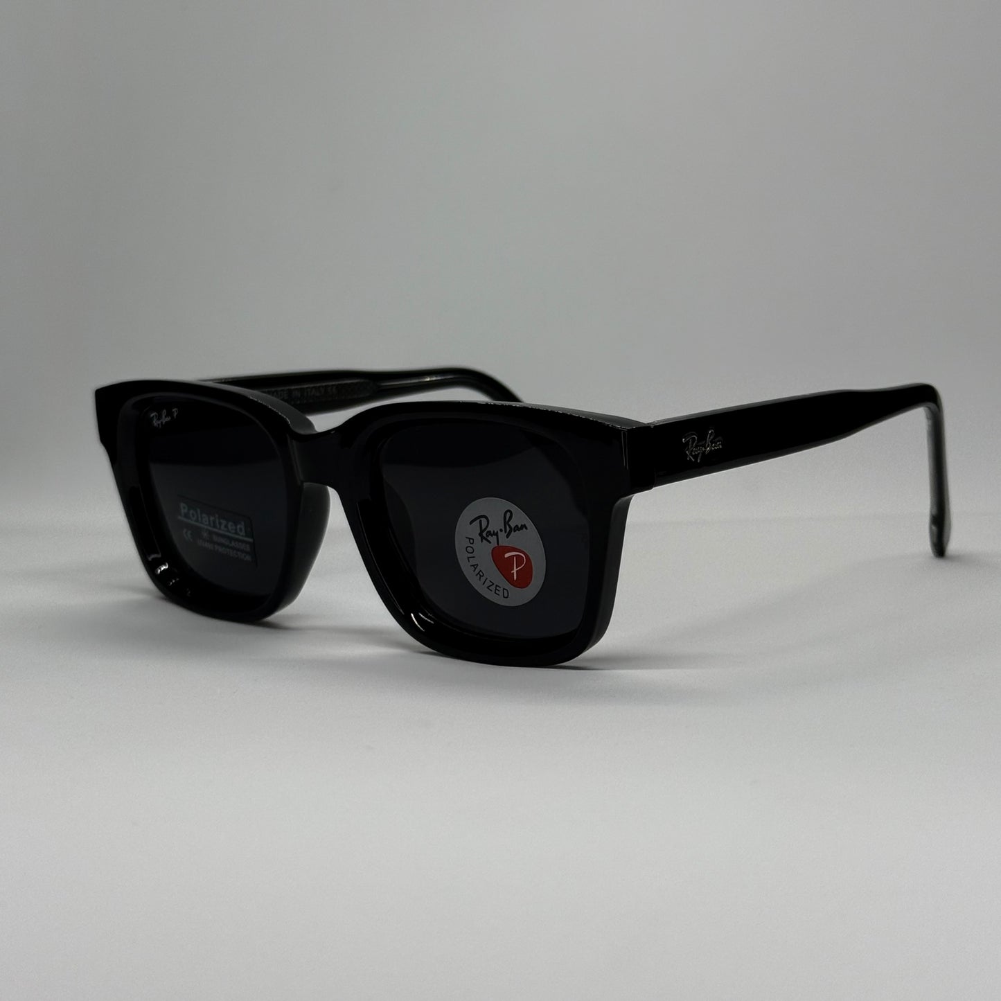 Polarized Wayfarer Classic - نظارة شمسية واي فيرر فاخرة |43| عدسات مستقطبة | إطار أسيتات بمفصلات سوستة