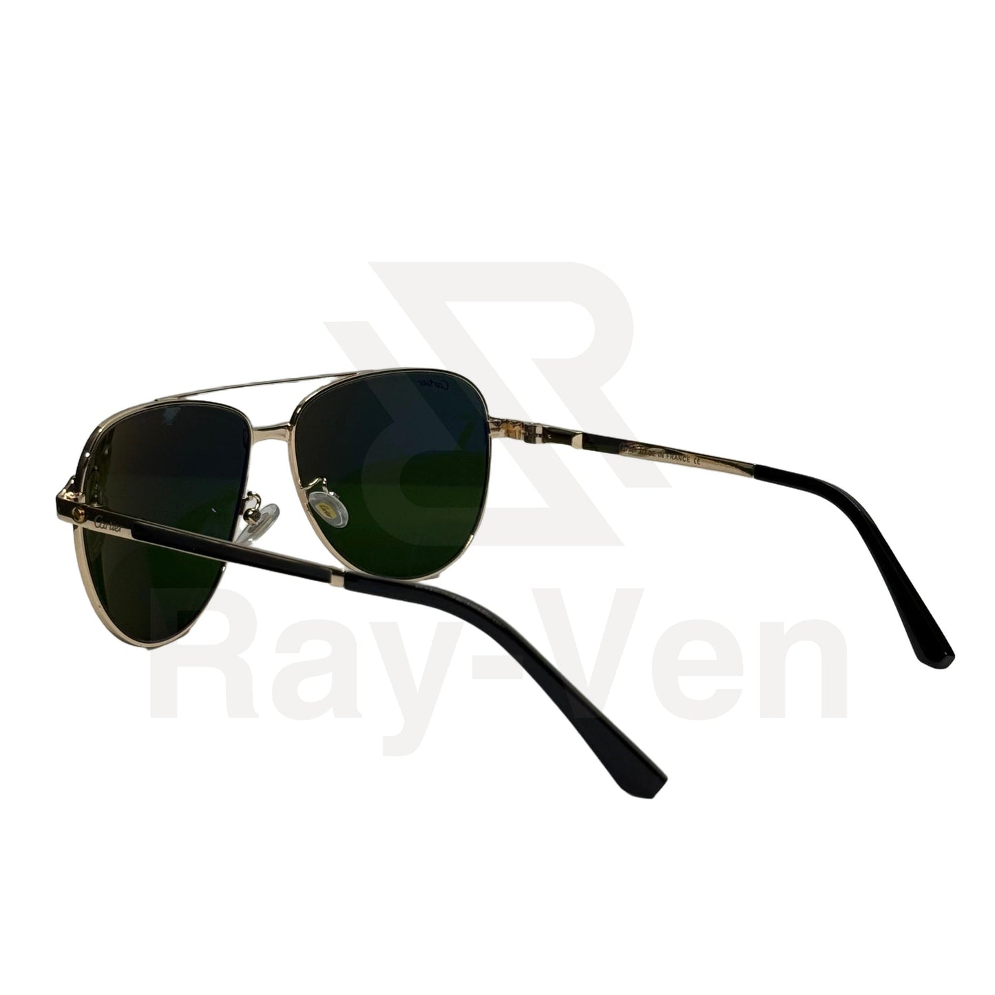 Premium, Luxury Feel | نظارة شمسية أفيتور إطار معدني ذهبي - عدسات UV400 مضادة للانعكاس