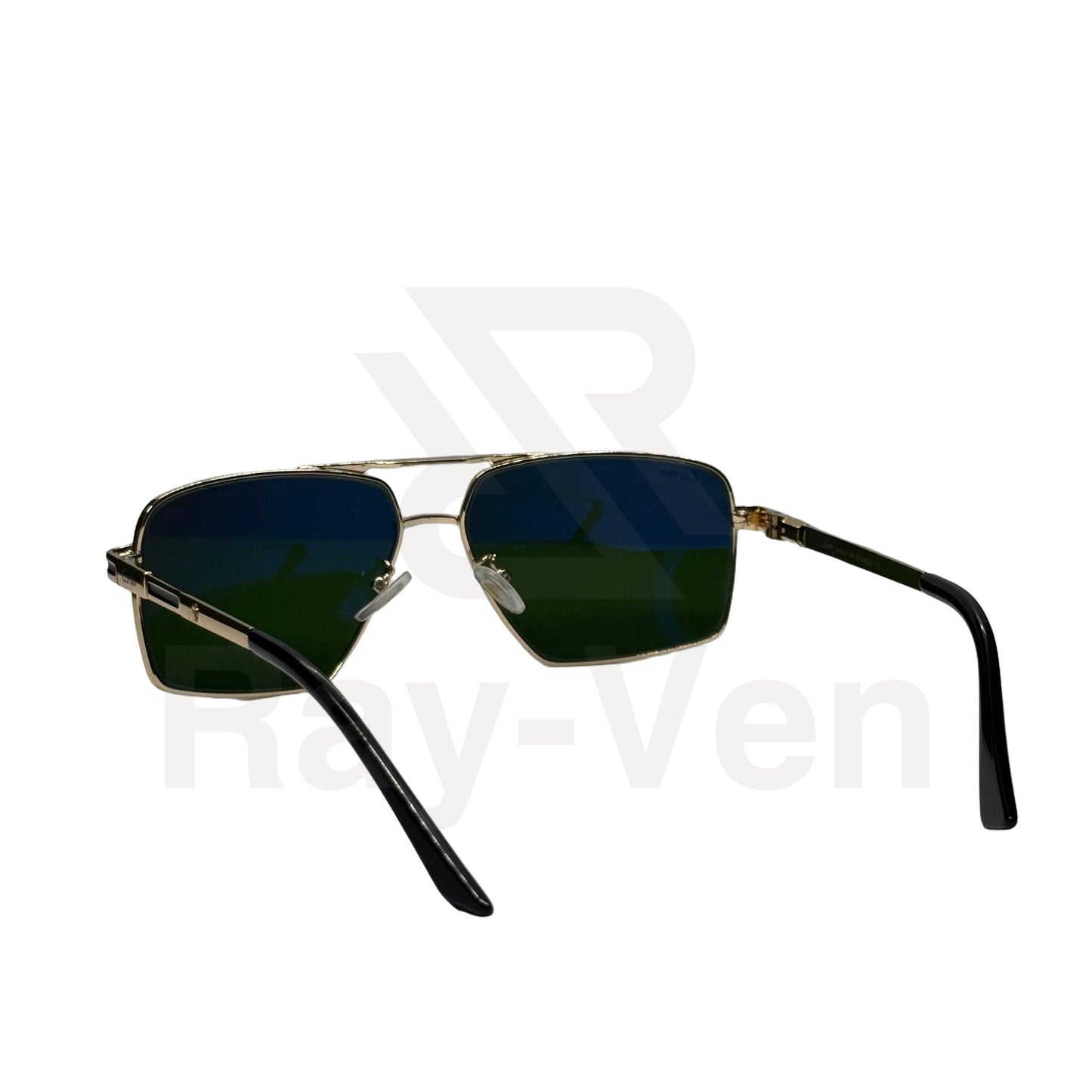 Prestige Classic Series | نظارة شمسية مربعة كلاسيكية - إطار معدني فاخر - عدسات UV400 مضادة للانعكاس