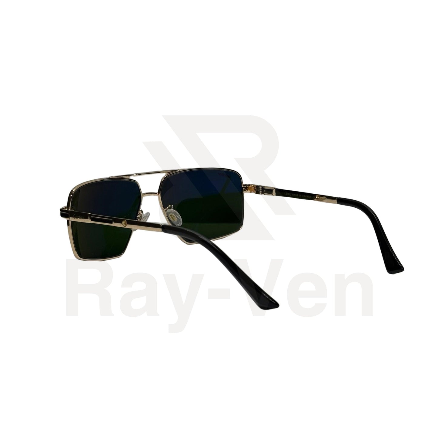 Prestige Classic Series | نظارة شمسية مربعة كلاسيكية - إطار معدني فاخر - عدسات UV400 مضادة للانعكاس