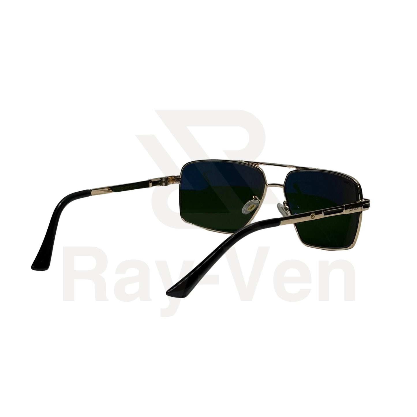 Prestige Classic Series | نظارة شمسية مربعة كلاسيكية - إطار معدني فاخر - عدسات UV400 مضادة للانعكاس