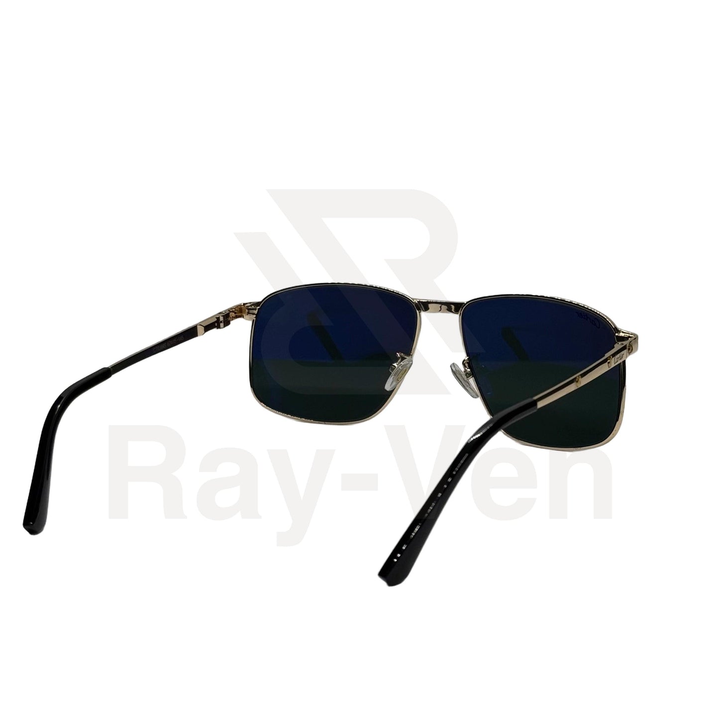 Signature Luxury Series | نظارة شمسية مربعة فاخرة - إطار معدني مميز - عدسات UV400 مضادة للانعكاس #31