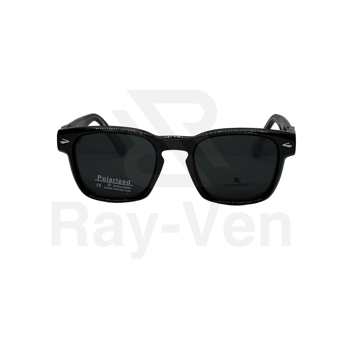 Polarized Premium Icon | نظارة شمسية مربع فاخرة - عدسات مستقطبة UV400 - إطار أسيتات بمفصلات مميزة