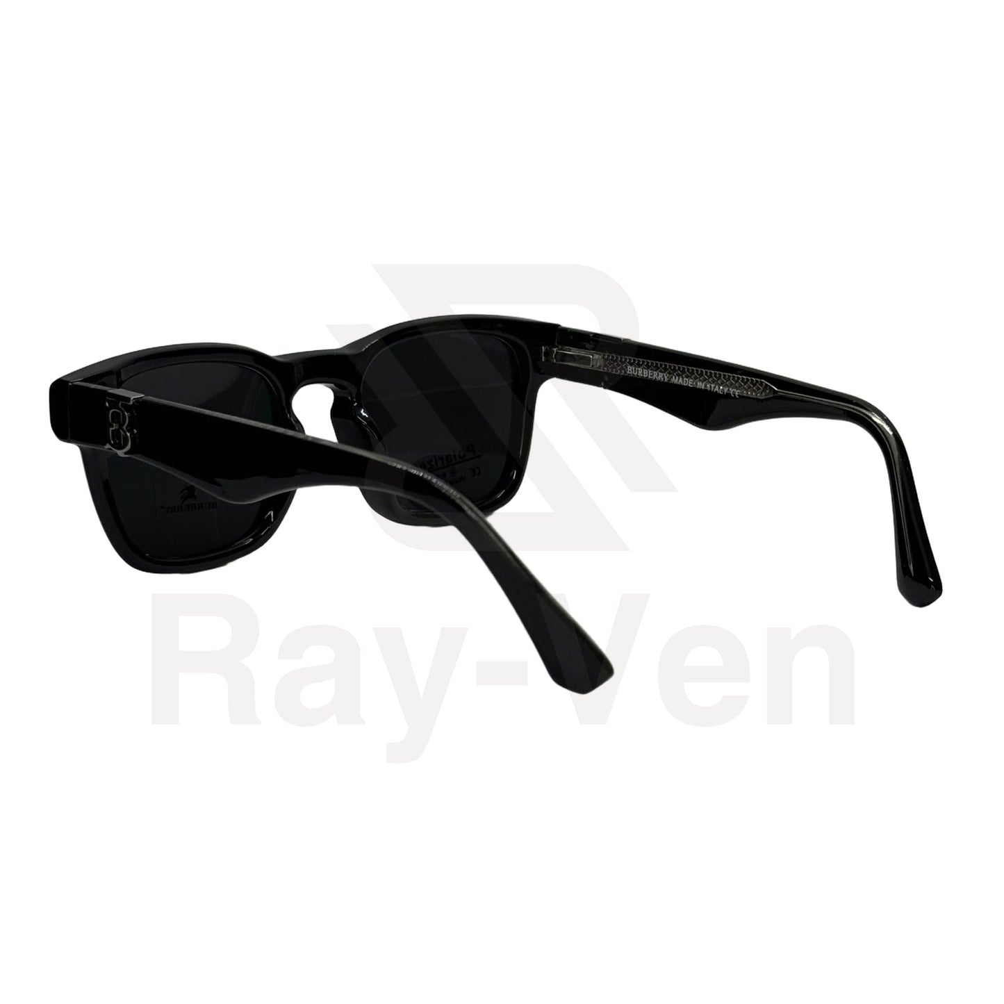Polarized Premium Icon | نظارة شمسية مربع فاخرة - عدسات مستقطبة UV400 - إطار أسيتات بمفصلات مميزة