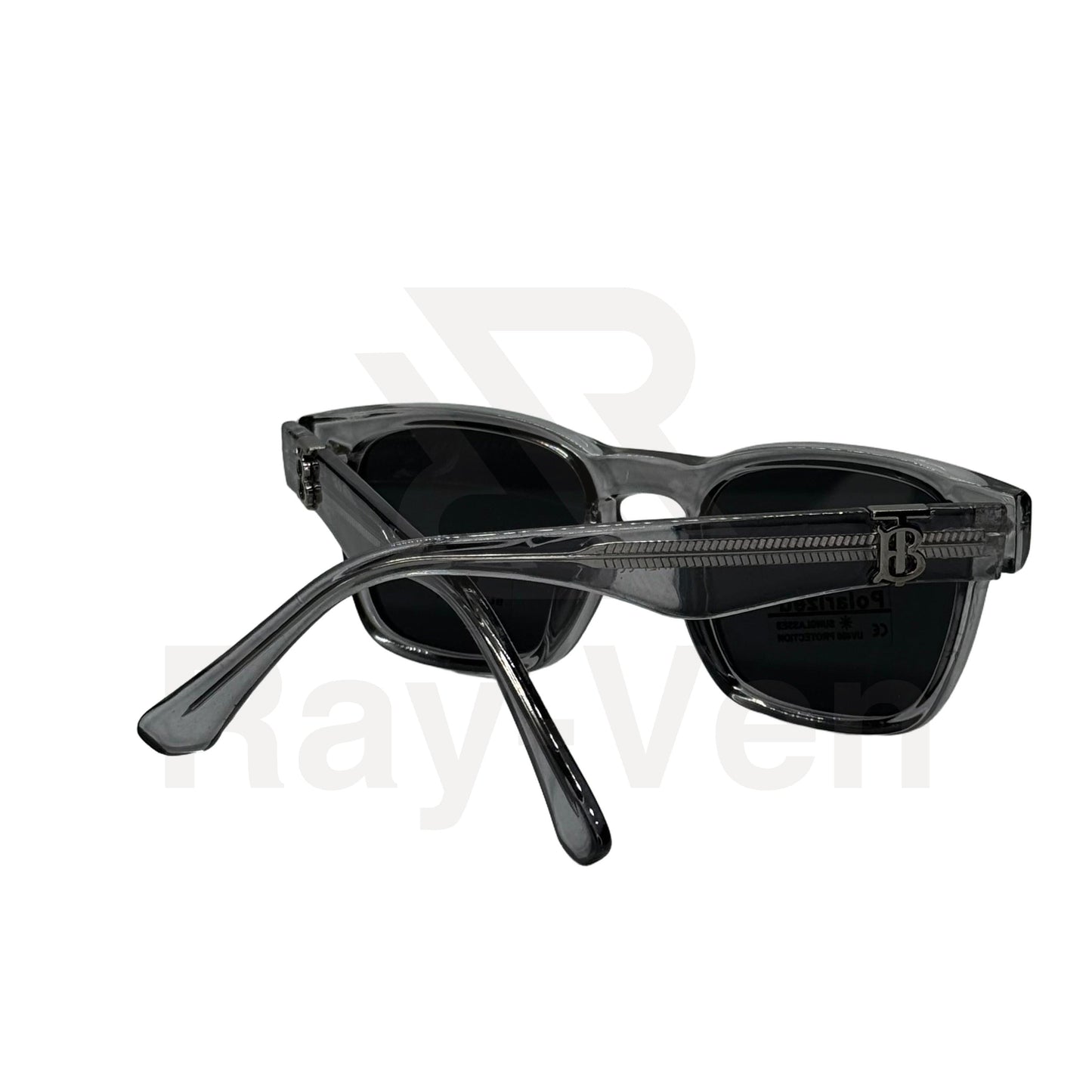 Polarized Premium Icon | نظارة شمسية مربع فاخرة - عدسات مستقطبة UV400 - إطار أسيتات بمفصلات مميزة