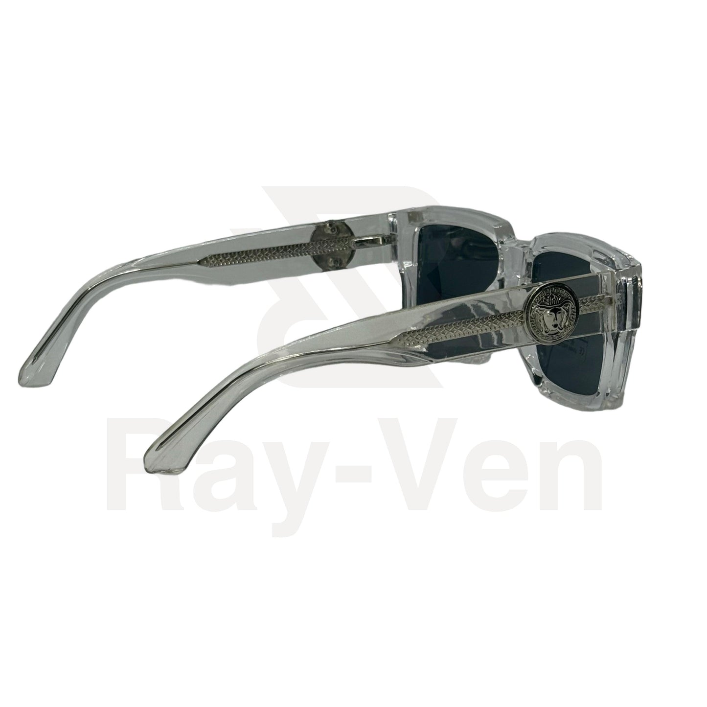 Polarized Bold Elite | نظارة شمسية مربع فاخرة - عدسات مستقطبة UV400 - إطار أسيتات بشعار جانبي مميز