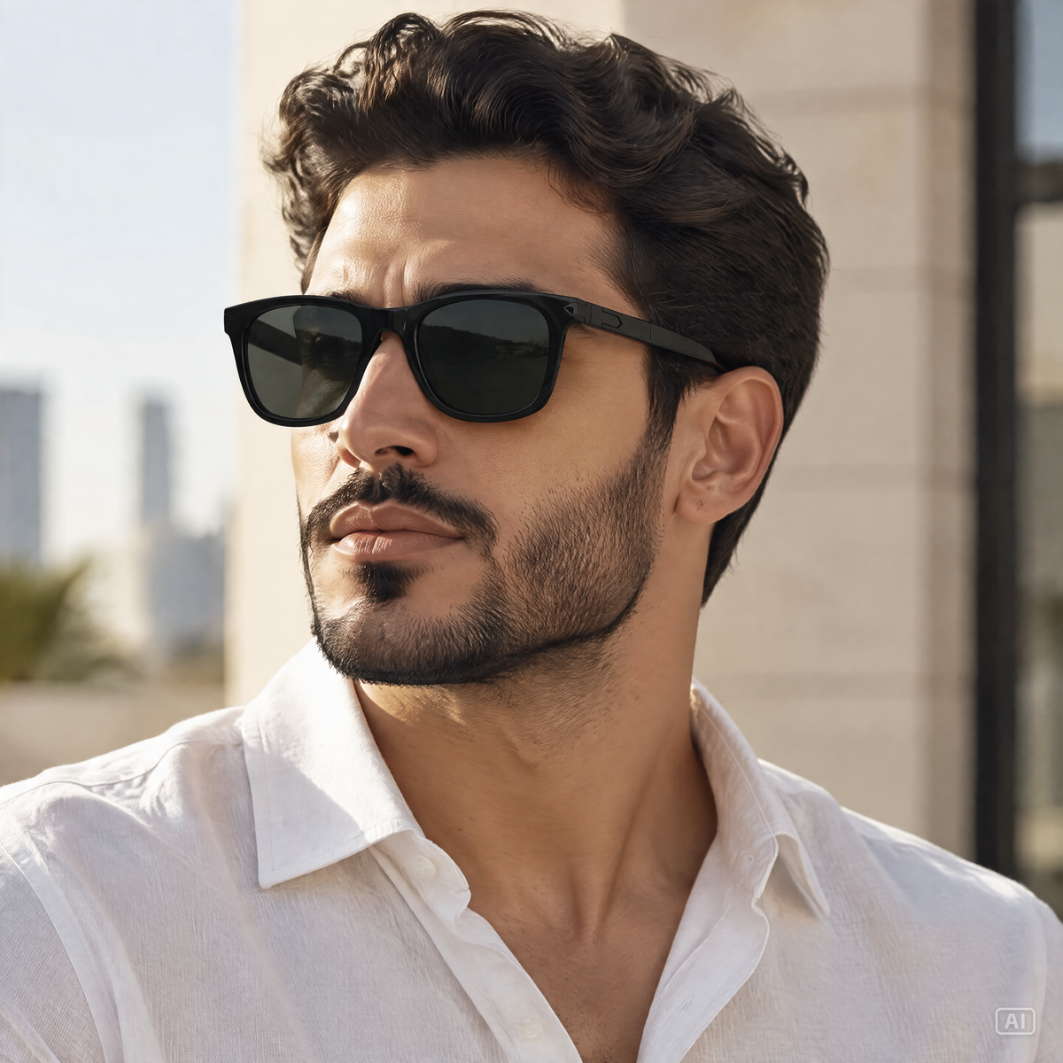 Square Classic Luxury |46| إطار أسيتات بتصميم إيطالي مميز