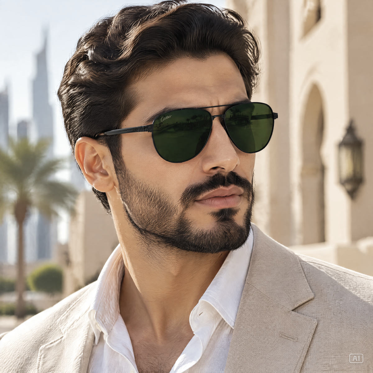 Royal Color Elite | نظارة شمسية أفيتور فاخرة - ألوان ملكية مميزة - عدسات UV400 زرقاء مضادة للانعكاس #33