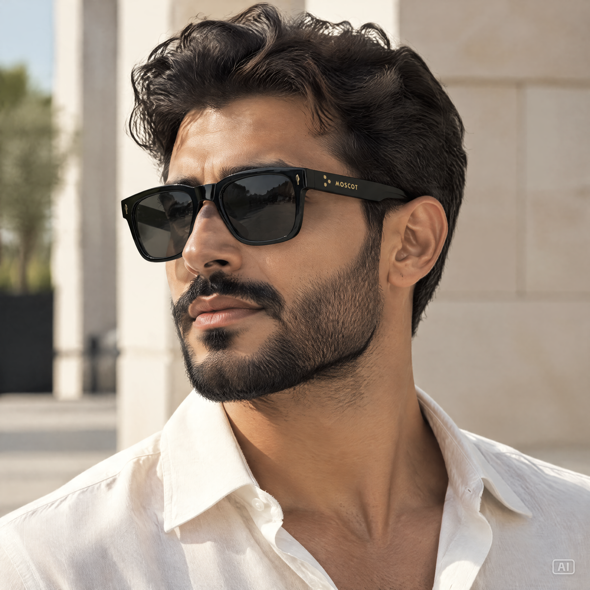 UV400 Square Classic Signature |45| نظارة شمسية مربع فاخرة