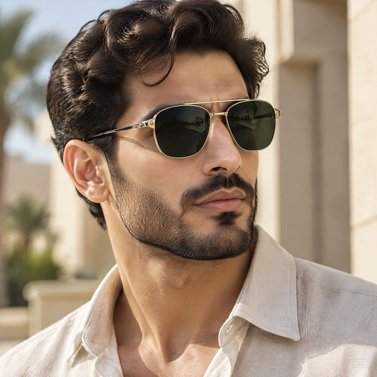 Premium Elite Collection | نظارة شمسية أفيتور فاخرة - إطار معدني مميز - عدسات UV400 مضادة للانعكاس #30