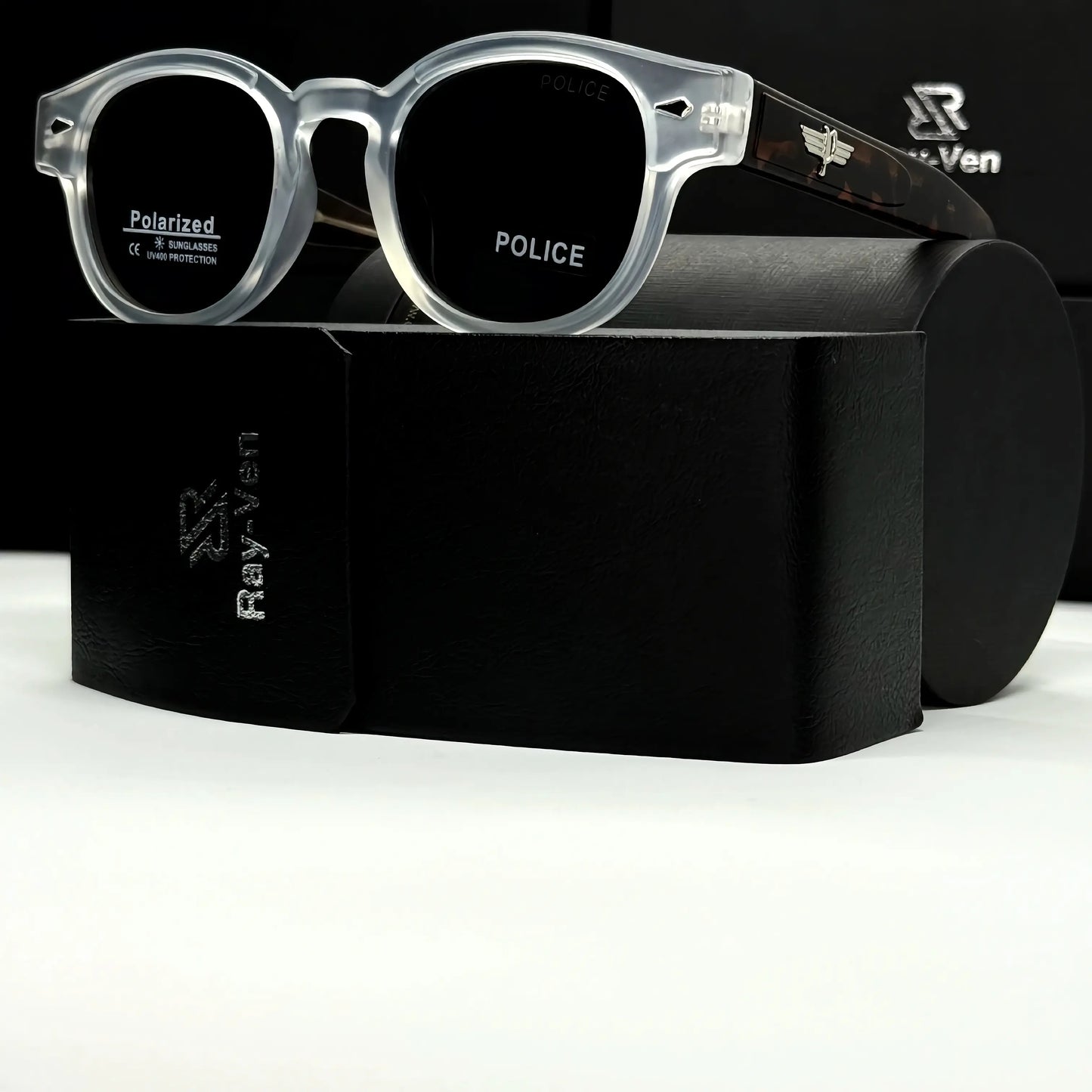 Polarized Classic Legend | نظارة شمسية كلاسيكية فاخرة - عدسات مستقطبة UV400 - إطار أسيتات بمفصلات مميزة #37