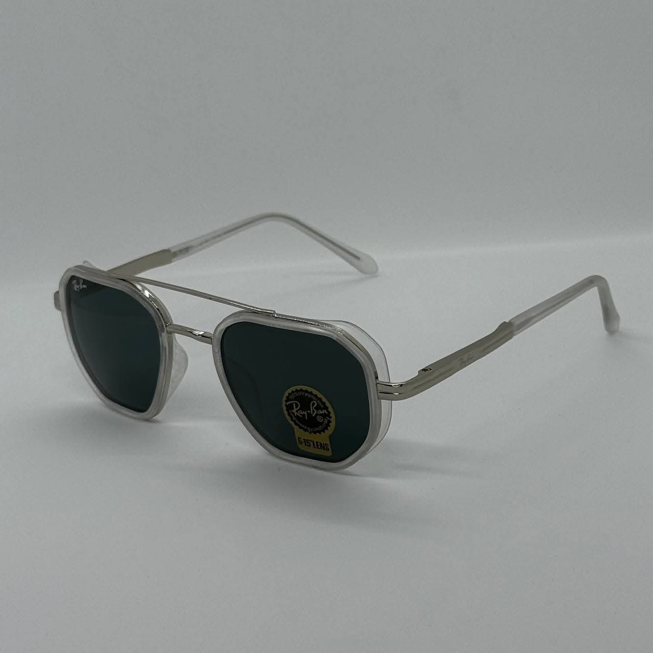 Ray-Ven | Hexagonal Style Sunglasses اطار معدني فخم Classic Mood 17